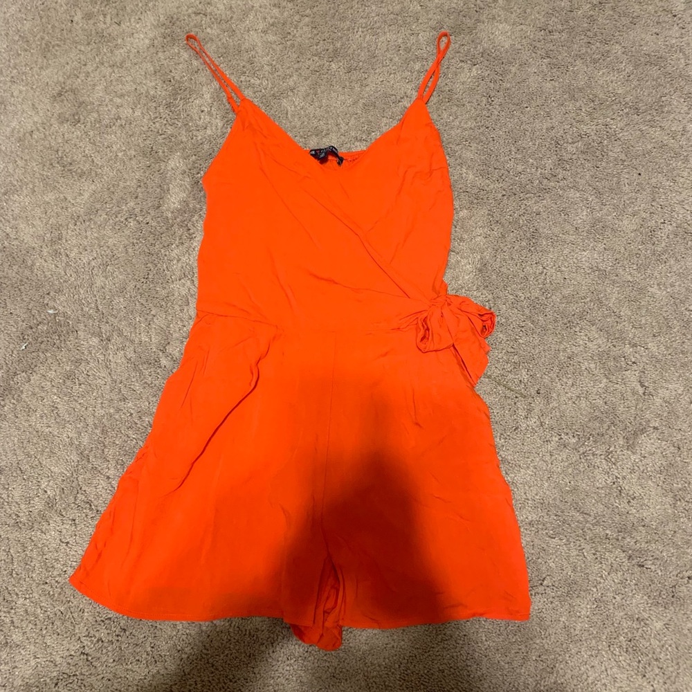 Coral Short Romper